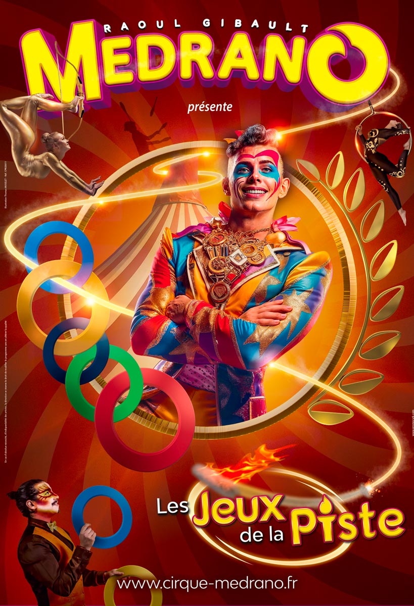 Affiche du spectacle Les jeux de la piste Medraco Blue Bees